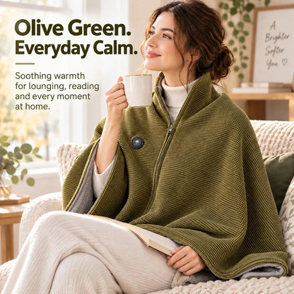 ✨Last Day 50% OFF🔥Wearable Heated Blanket Shawl | Portable USB-Powered Warmth for Home, Work & Outdoors