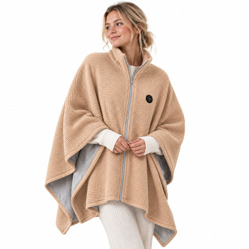 ✨ Nur heute: 50 % RABATT 🔥 Beheizbarer Decken-Poncho | Tragbare USB-Wärme für Zuhause, Büro & unterwegs