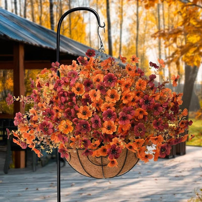 💐Colorful UV Resistant Fake Flower Bouquet 🌸 Decorative Artificial Floral Arrangement for Home, Garden, Party & Wedding Decor