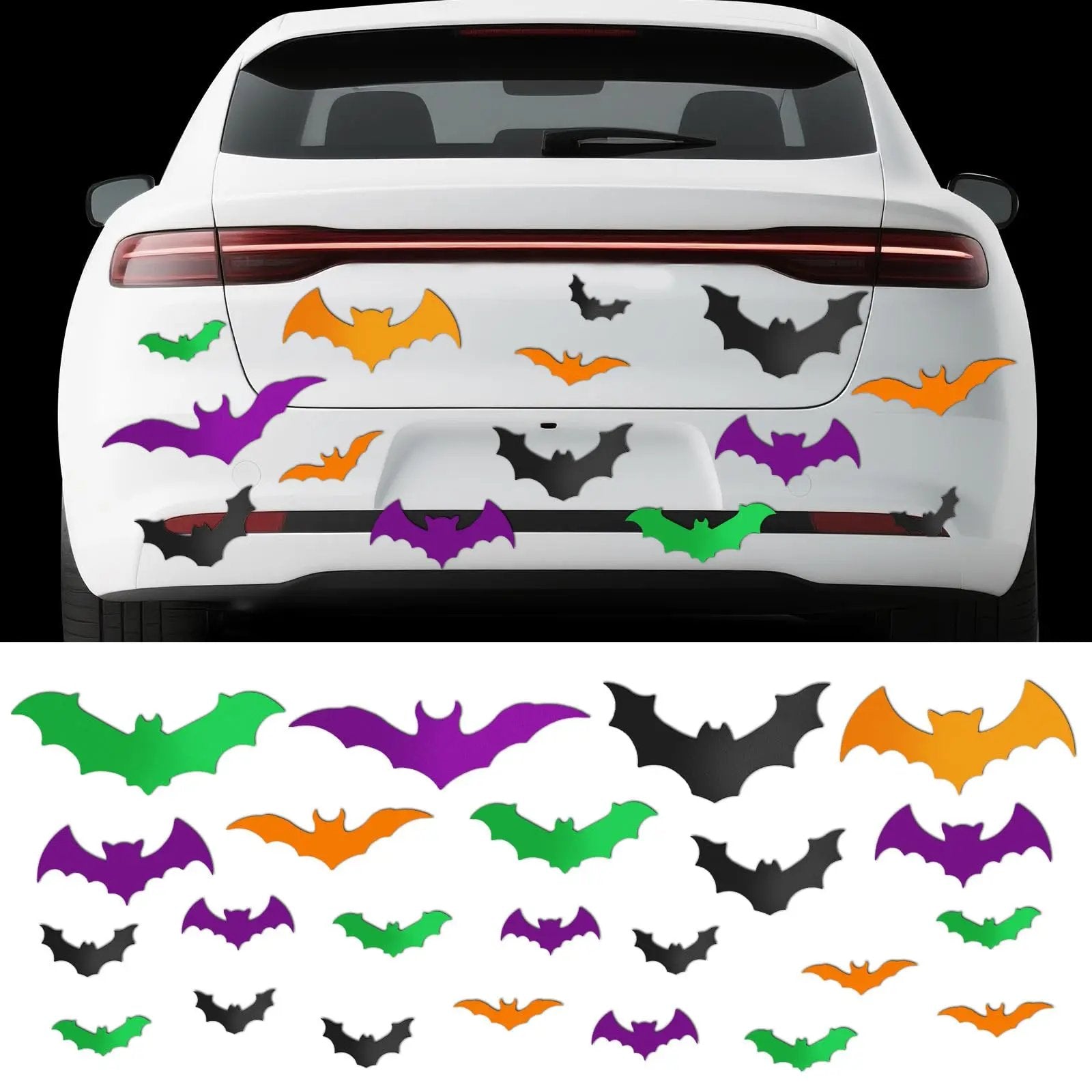 🌈🦇28 Pcs Multicolor Bats