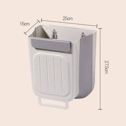 Multipurpose Hanging Collapsible Trash Can for Kitchen