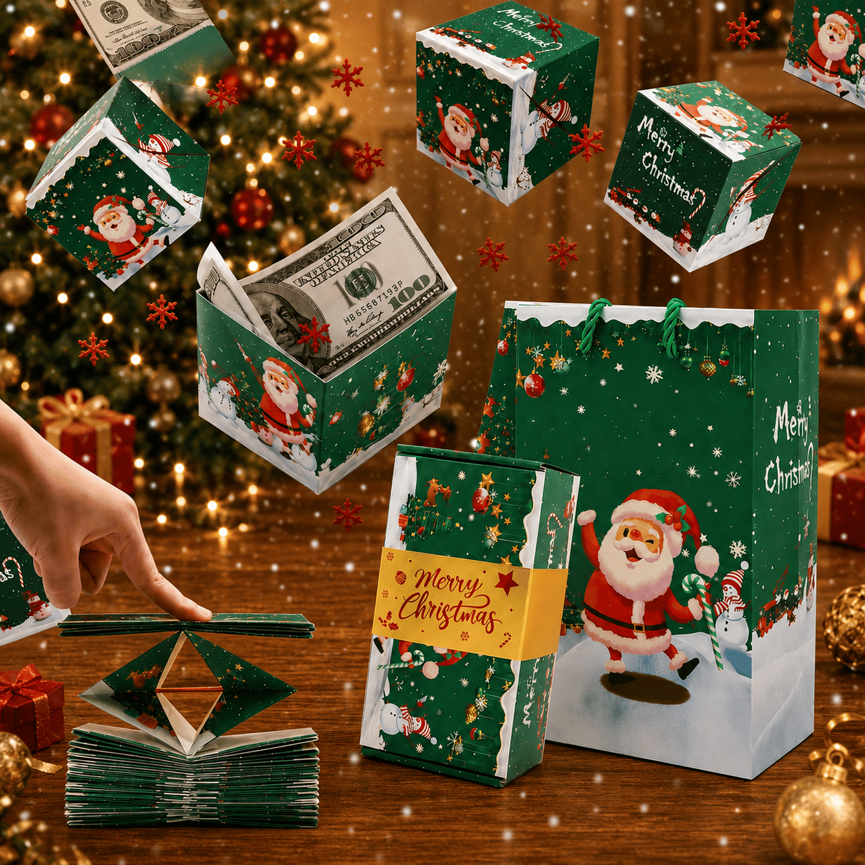 🎄 Green Santa Claus