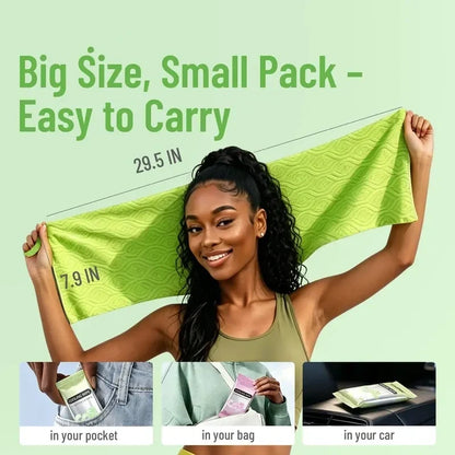 🧊Reusable Instant Cooling Towels + Menthol Wipes | Beat the Summer Heat in Seconds!