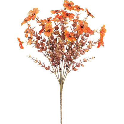 💐Colorful UV Resistant Fake Flower Bouquet 🌸 Decorative Artificial Floral Arrangement for Home, Garden, Party & Wedding Decor
