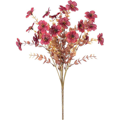 💐Colorful UV Resistant Fake Flower Bouquet 🌸 Decorative Artificial Floral Arrangement for Home, Garden, Party & Wedding Decor