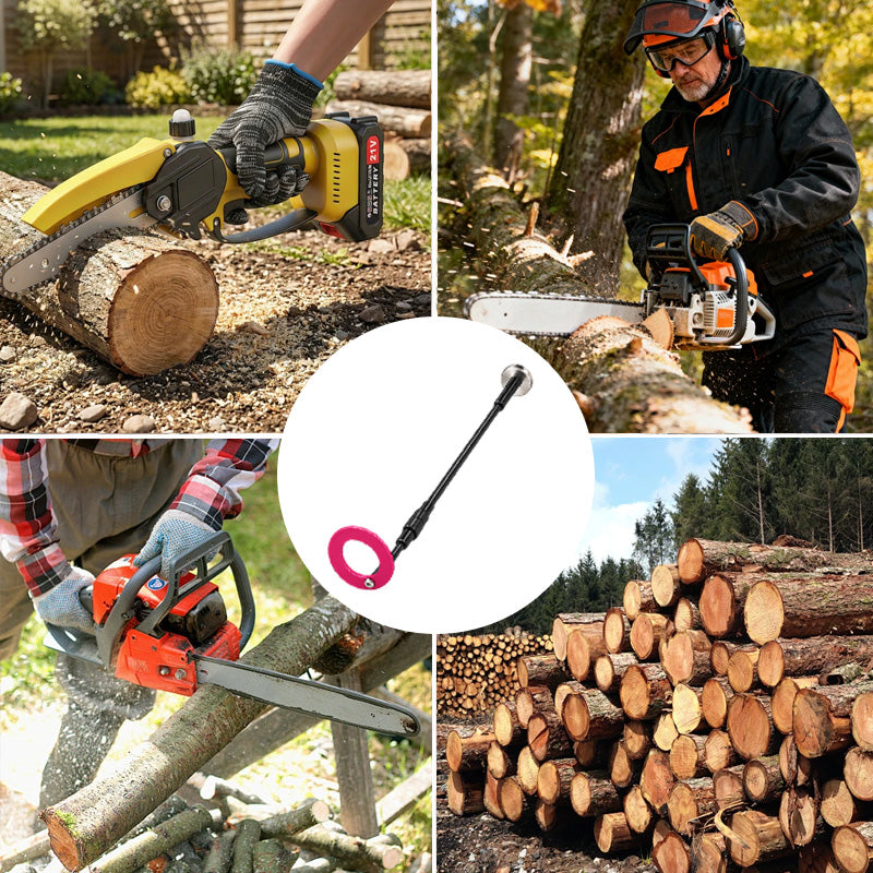 Magnetic Firewood Measuring Tool,Magnetic Log Marker with Measured Marks
