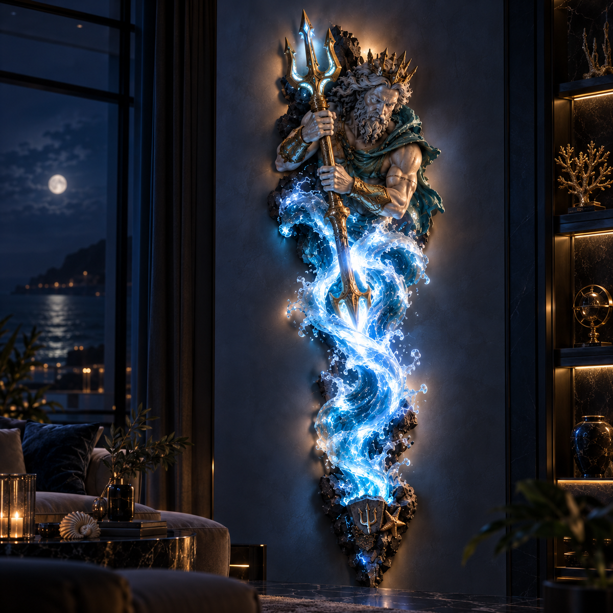 ⏰ Limited Stock 50% OFF  ⚡🌊 Mythological Sculpture Wall Lamp Collection 🏛✨