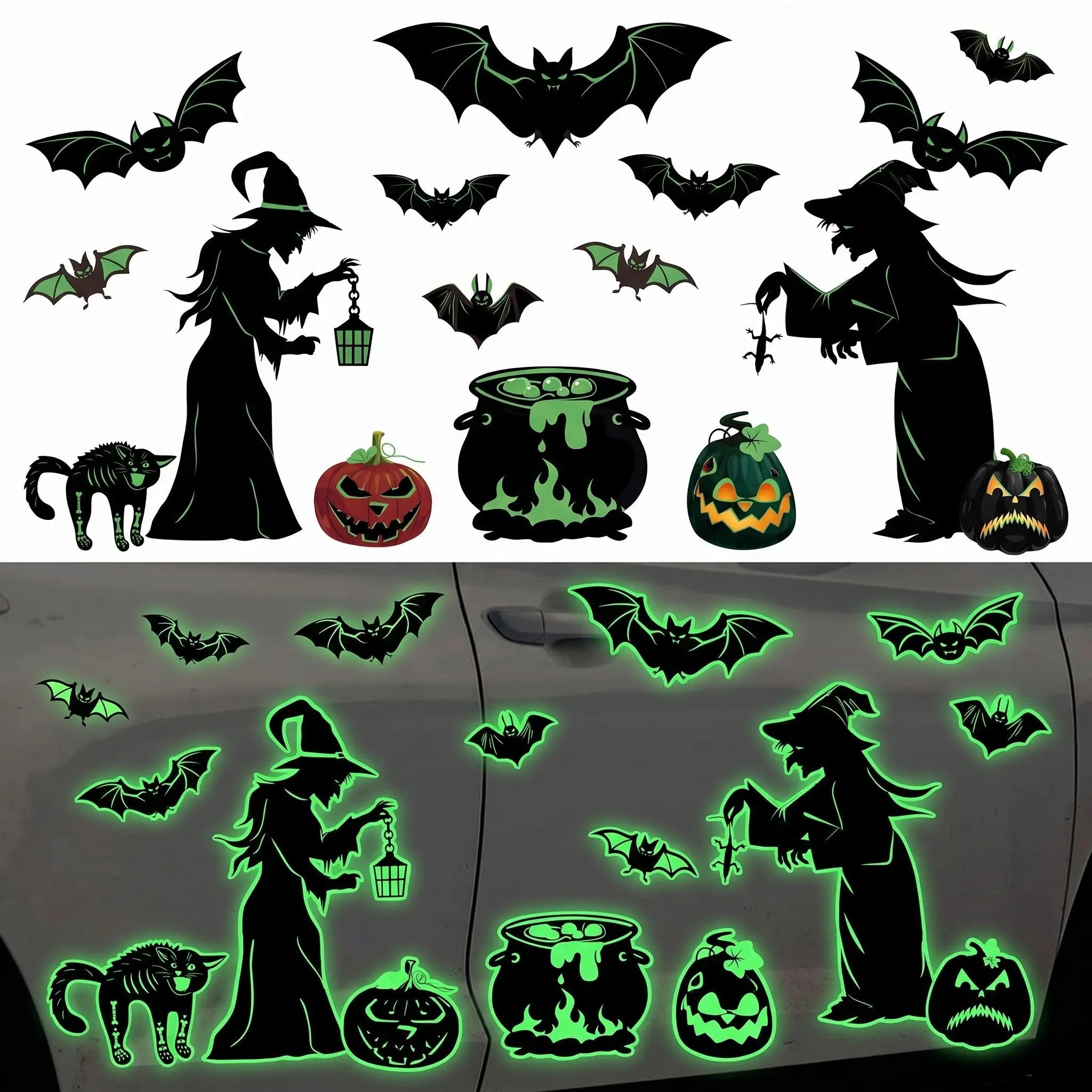 🧙‍♀️16 Pcs Glow Witches