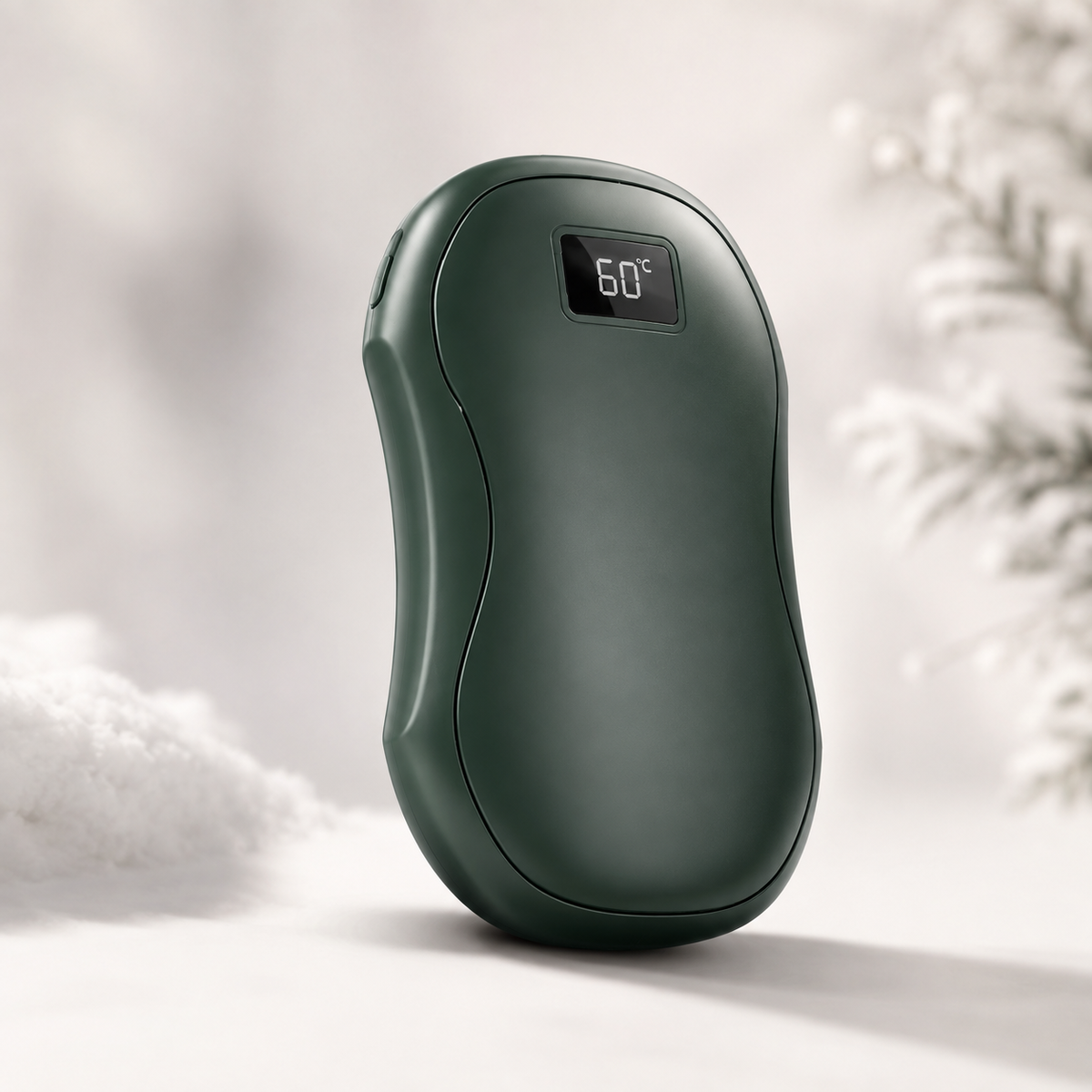 2-Pack Magnetic Hand Warmers – Rechargeable, LED Display, Power Bank for Winter Outdoor Use