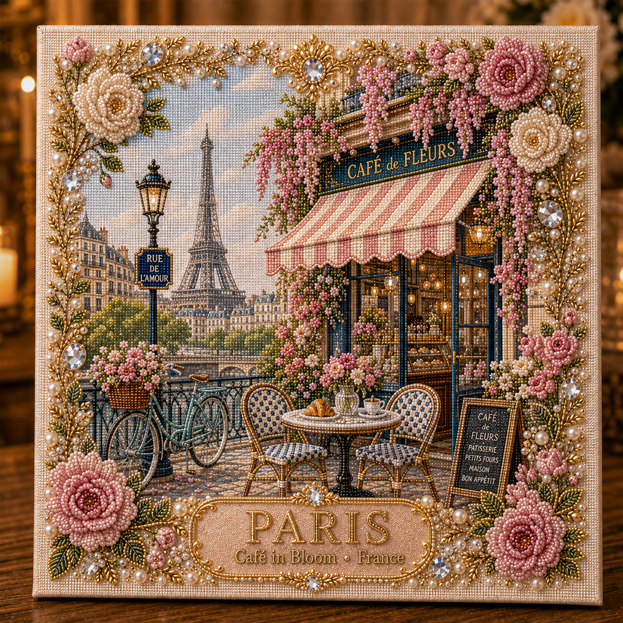🌸 Paris Café in Bloom