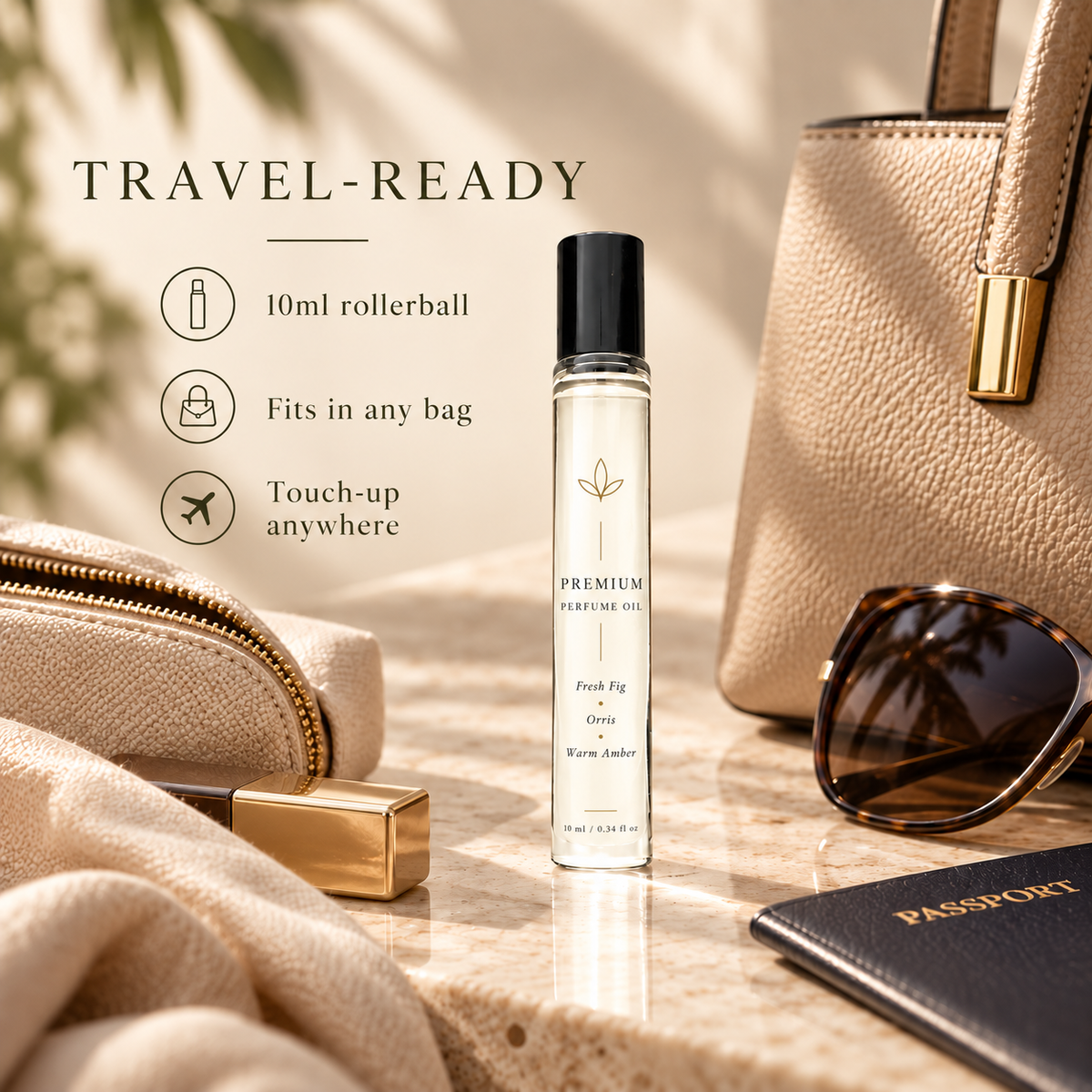 Premium Unisex Perfume Oil – Fresh Fig, Orris & Warm Amber