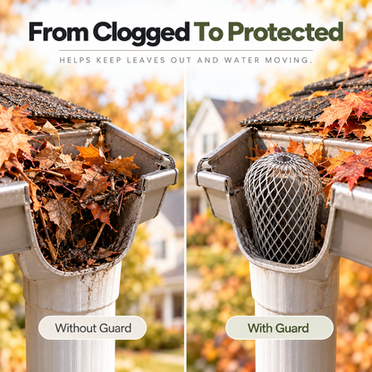 🍂 Expandable Gutter Guard – Keep Leaves Out & Water Flowing