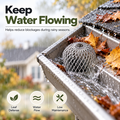🍂 Expandable Gutter Guard – Keep Leaves Out & Water Flowing