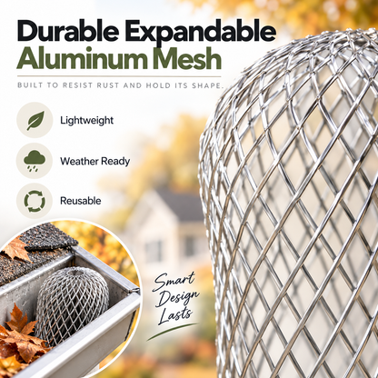 🍂 Expandable Gutter Guard – Keep Leaves Out & Water Flowing