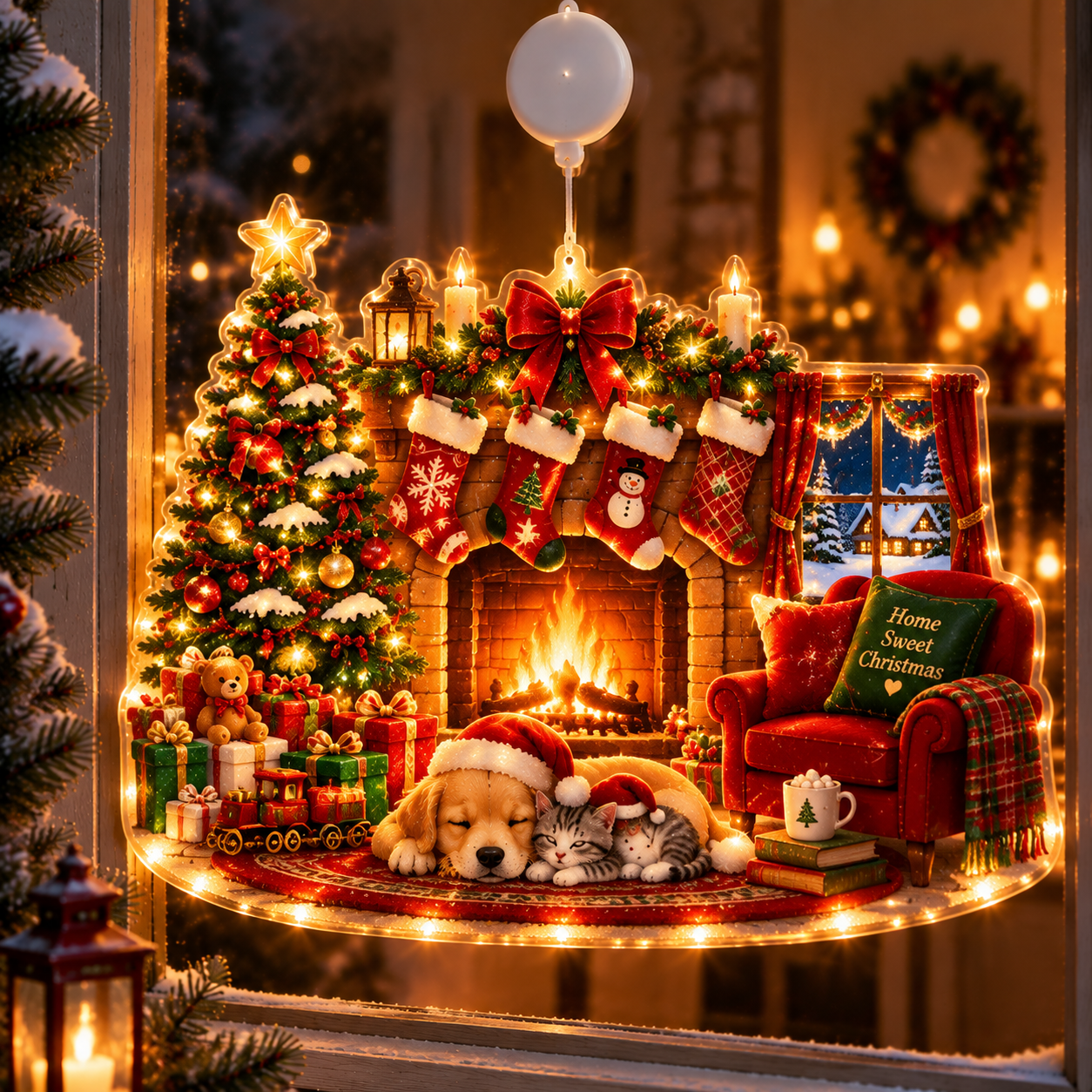 🔥 Cozy Christmas Home
