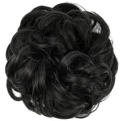 Voluminous Curly Messy Bun Scrunchie for Women