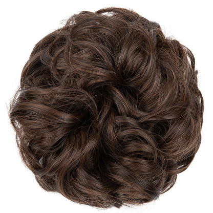 Voluminous Curly Messy Bun Scrunchie for Women