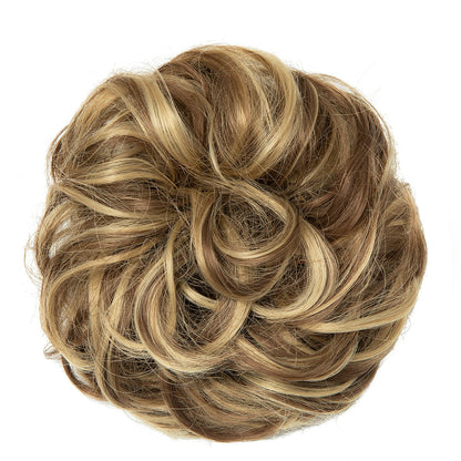 Voluminous Curly Messy Bun Scrunchie for Women