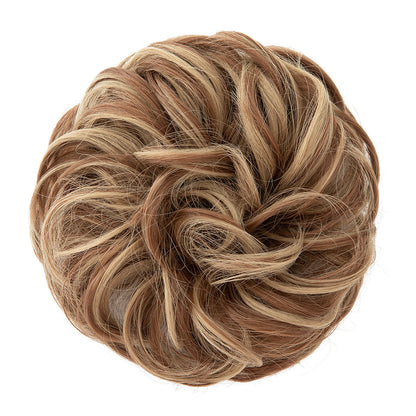 Voluminous Curly Messy Bun Scrunchie for Women