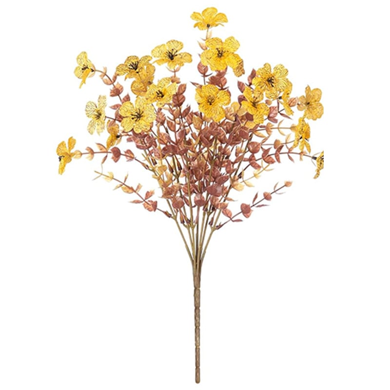 💐Colorful UV Resistant Fake Flower Bouquet 🌸 Decorative Artificial Floral Arrangement for Home, Garden, Party & Wedding Decor