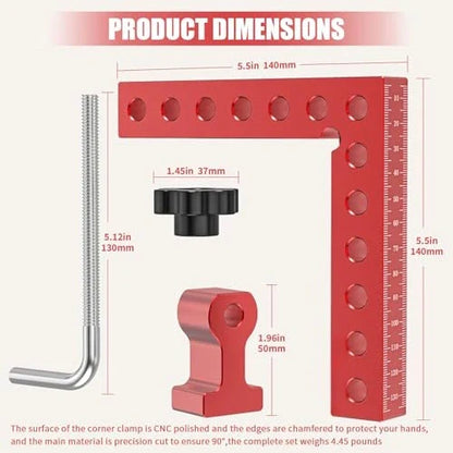 ⏰Limited Stock 50% OFF - 90 Degree Aluminum Corner Clamps