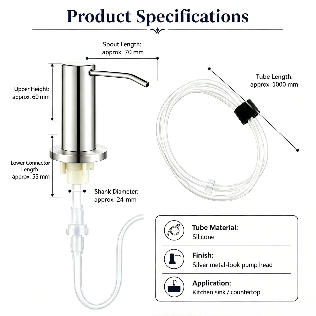 🔥Last Day 48% OFF - Kitchen Sink Soap Dispensers✨