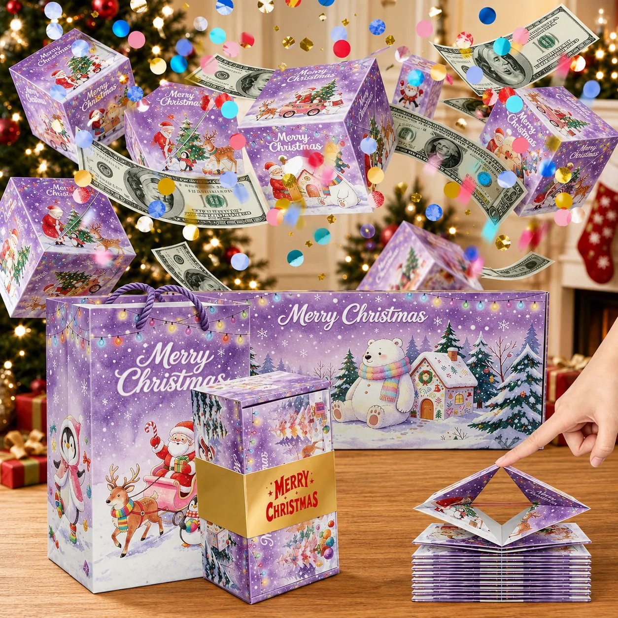 💜Purple Santa Claus