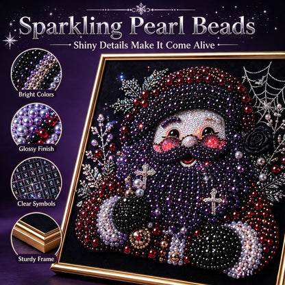 🔥 LAST DAY 49% OFF – 🖤 Premium 3D Pearl Dark Gothic Diamond Painting Art Kit | Luxury Flocked Canvas with Scratch-Resistant Non-Fading Pearl Beads DIY Dark Academia Decor 💀🕯️✨