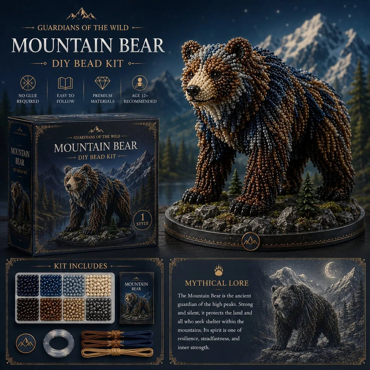 🎁3D Animal Guardian DIY Bead Kit Collection-Buy 2 Free Shipping