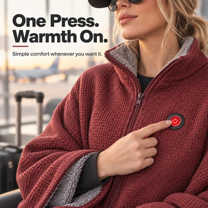 ✨Last Day 50% OFF🔥Wearable Heated Blanket Shawl | Portable USB-Powered Warmth for Home, Work & Outdoors