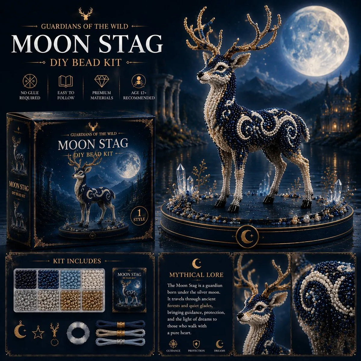 🎁3D Animal Guardian DIY Bead Kit Collection-Buy 2 Free Shipping