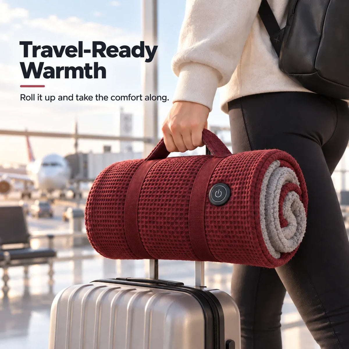 ✨Last Day 50% OFF🔥Wearable Heated Blanket Shawl | Portable USB-Powered Warmth for Home, Work & Outdoors
